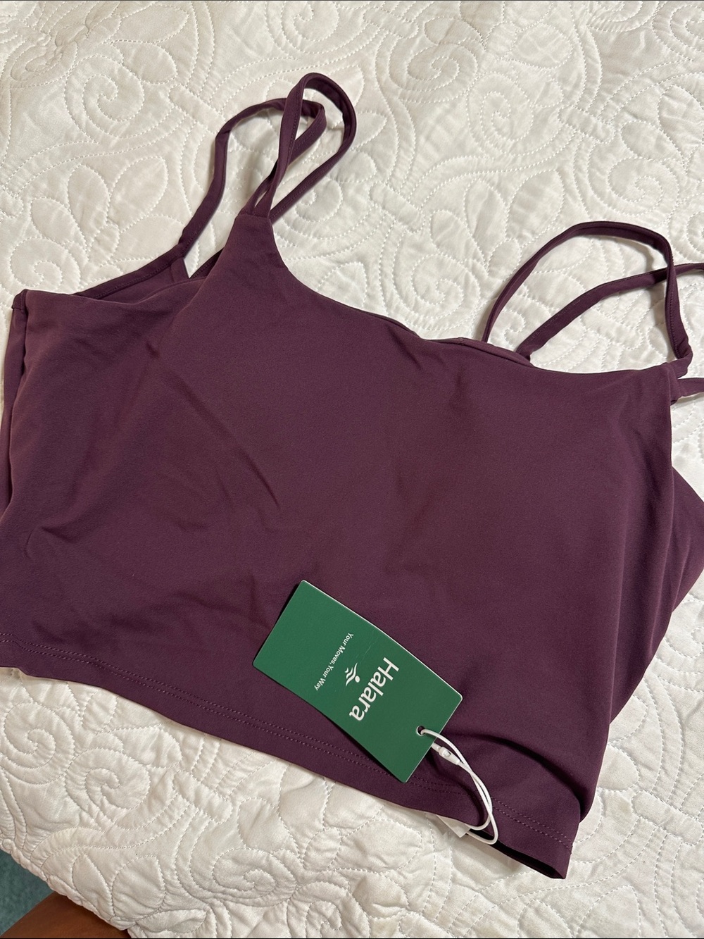 HALARA Plum Double-Strap Bralette